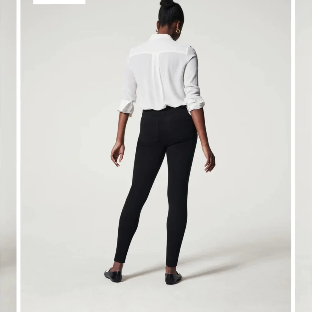 • Spanx • Women’s Jean-ish® Ankle Leggings Black  Small / 2-4